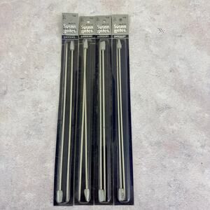 Lot of 4 Packages of Susan Bates Size US 2 NOS One Open Package Q1110